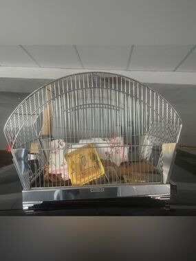VTG HENDRYX Bird Cage, complete. All original feeding dishes included RARE